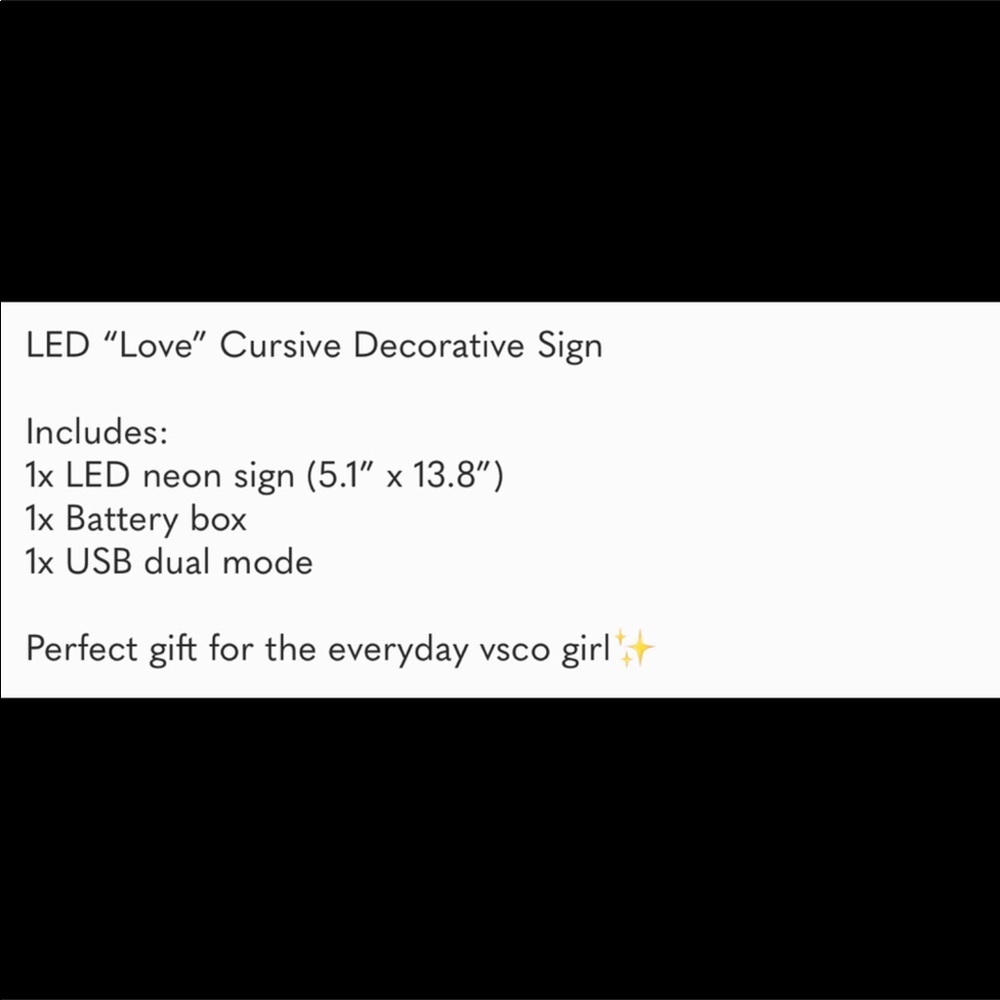 Neon LED Love Light Sign - Picture 3 of 3